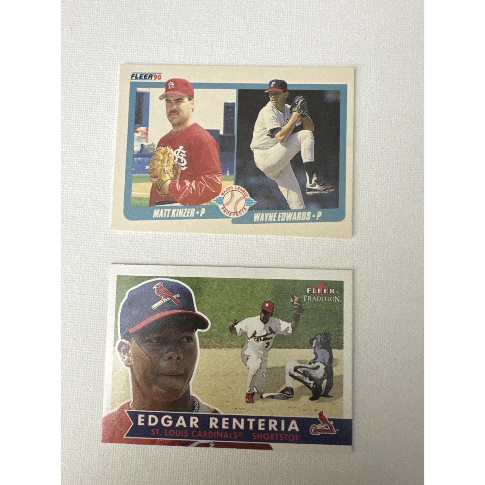 St. Louis Cardinals Card Lot – Mark McGwire, Ozzie Smith, Renteria, Edmonds 47ea