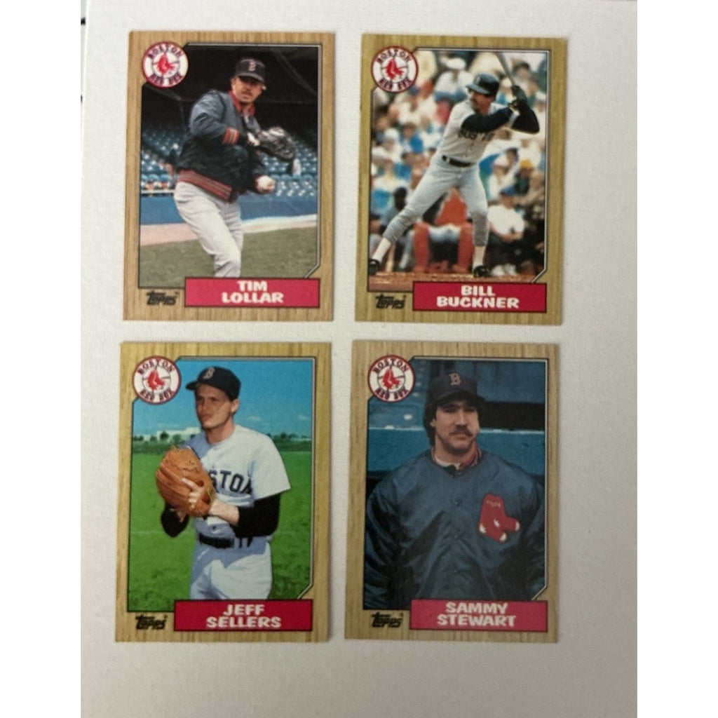 Boston Red Sox huge Lot of 73 Boggs Nomar Garciaparra Pedro Good Condition