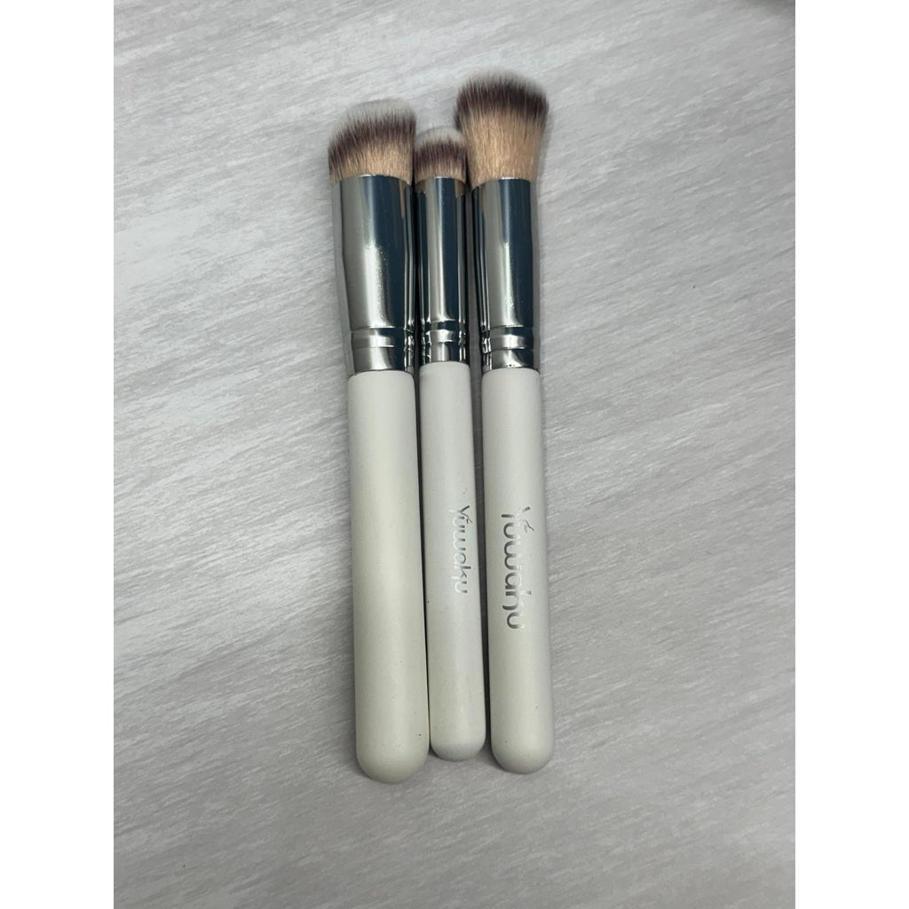 Yuwaku Premium Makeup Brush Set + Gold Rice Crystal Transparent Mask 8 pieces
