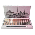 ELLE Holiday In Paris Eyeshadow Palette 24 Color Neutral Shimmer Matte Makeup
