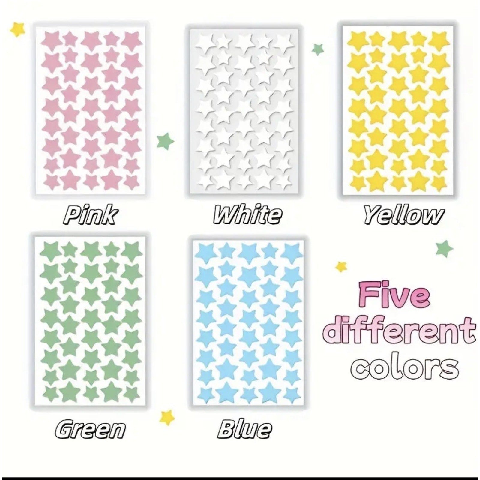 200 Pcs Star Shape Hydrocolloid Pimple Patches Acne Spot Treatment Invisible Zit Stickers