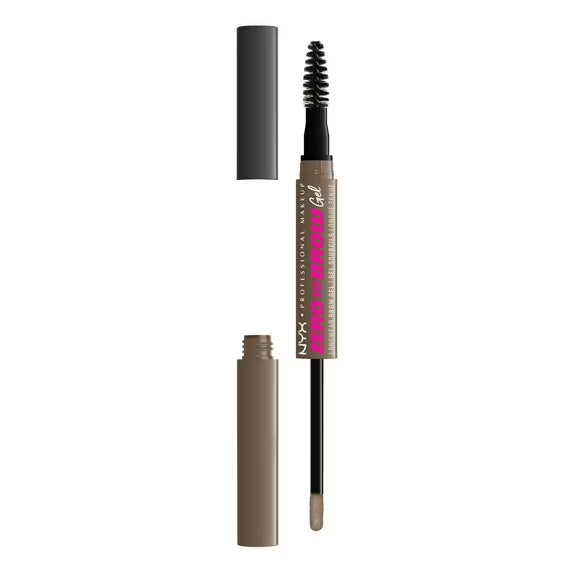 NYX Professional Makeup Zero to Brow Longwear Eyebrow Gel, ash brown, 0.06 fl oz