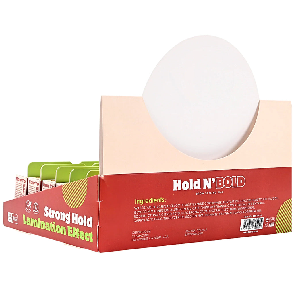 Oz Lab Hold'N Bold Brow Styling Wax 0.49oz OZB-2416