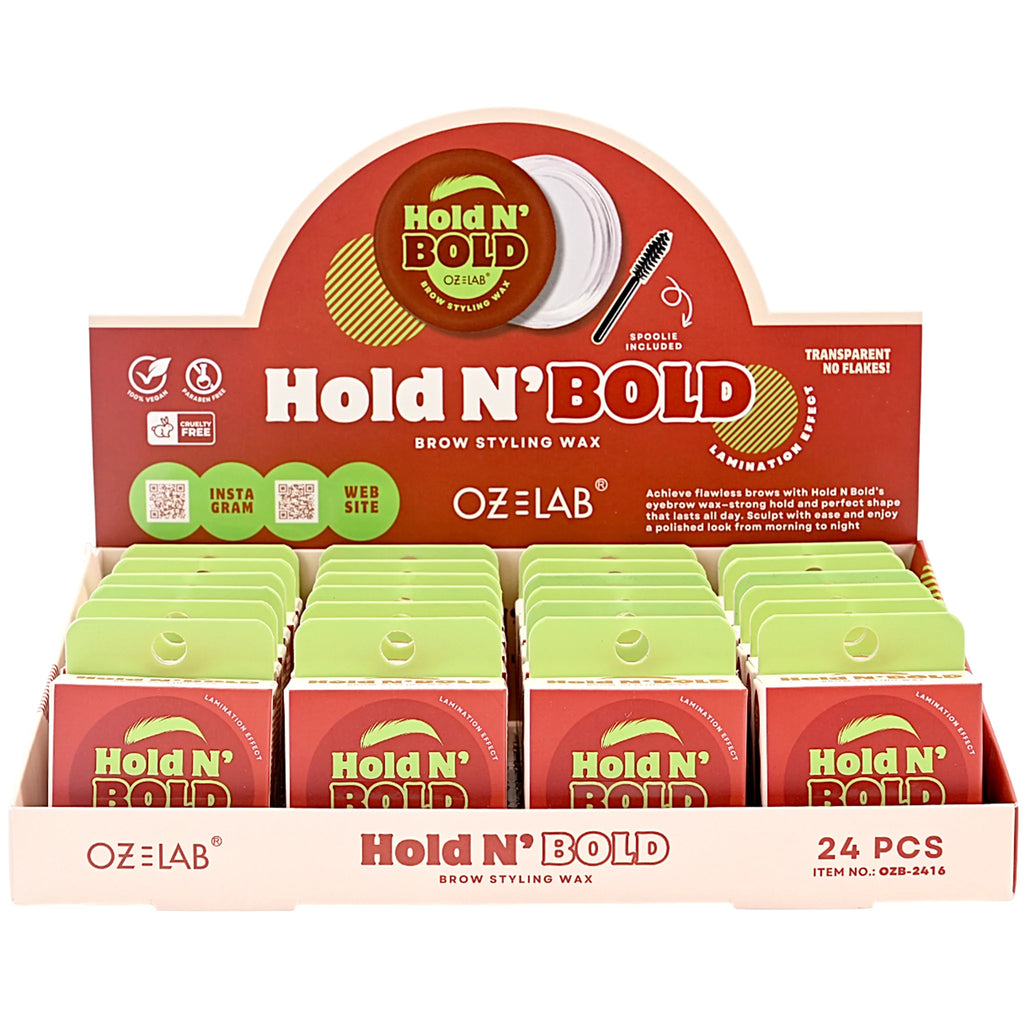 Oz Lab Hold'N Bold Brow Styling Wax 0.49oz OZB-2416