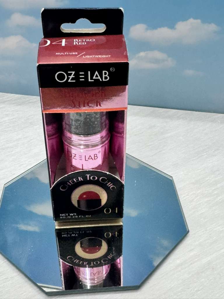 Oz Lab Beauty Blusher Stick -beautiful color - Cheek to Chic lightweight matte set of 4
