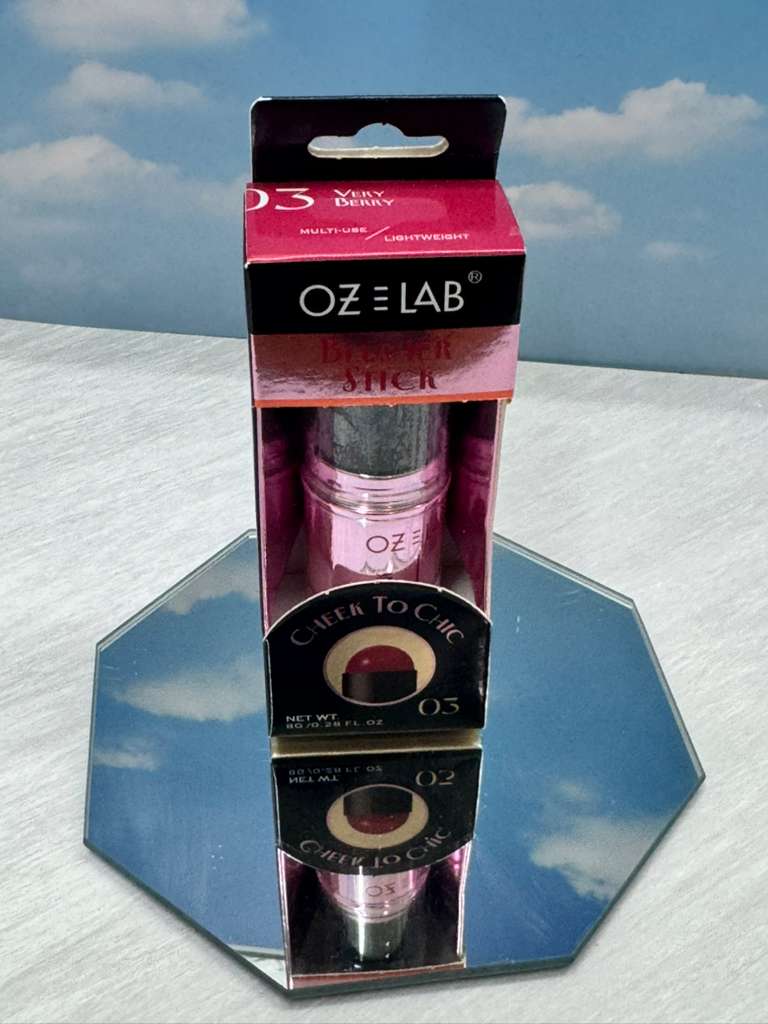 Oz Lab Beauty Blusher Stick -beautiful color - Cheek to Chic lightweight matte set of 4