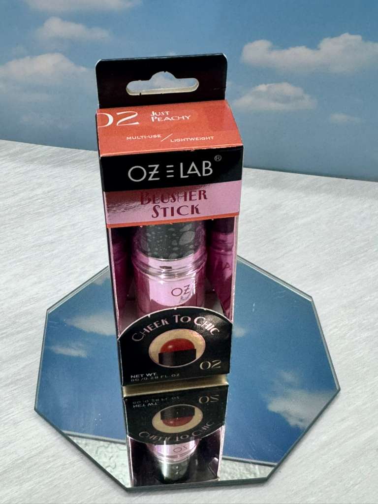 Oz Lab Beauty Blusher Stick -beautiful color - Cheek to Chic lightweight matte set of 4