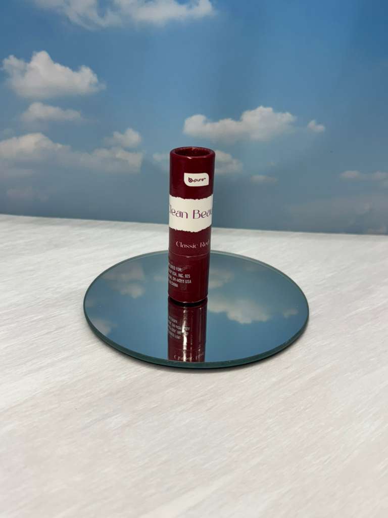 b.pure Clean Beauty Satin Lipstick nude + classic Red (set of2)