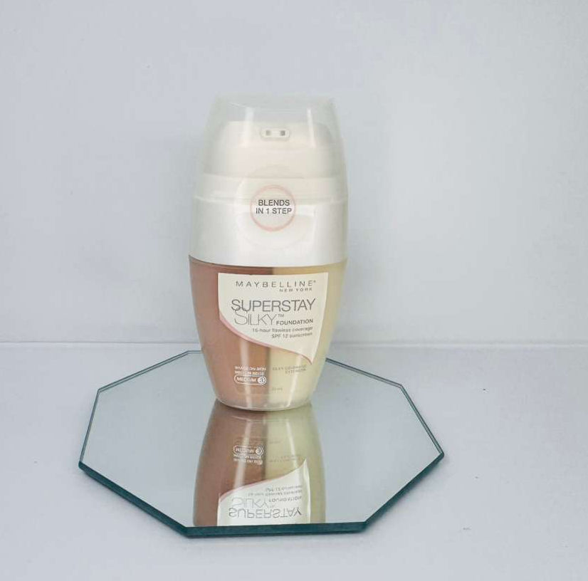 Maybelline New York - Superstay Silky Foundation - Honey Beige/Medium 3 Shade - 1 fl oz
