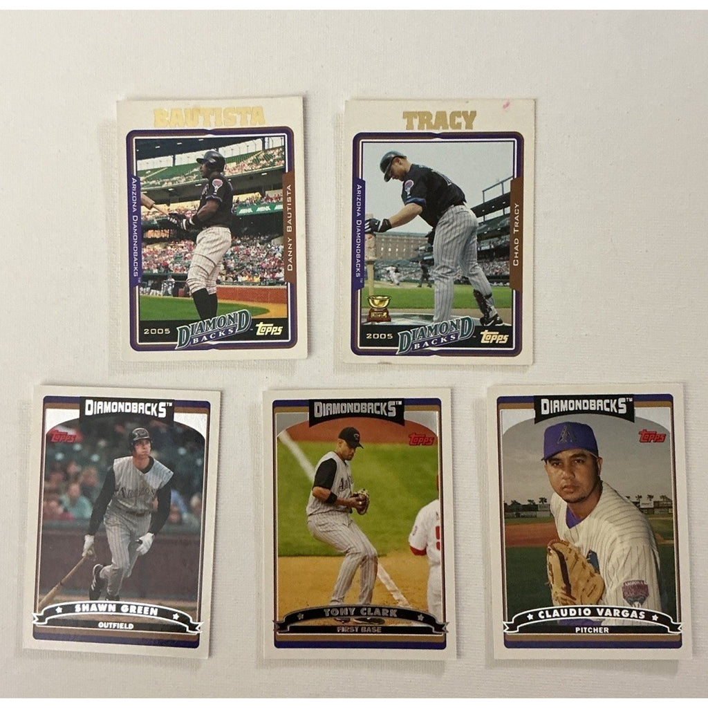 Arizona Diamondbacks Card Lot (21) Rookies Inserts Gonzalez Finley Williams