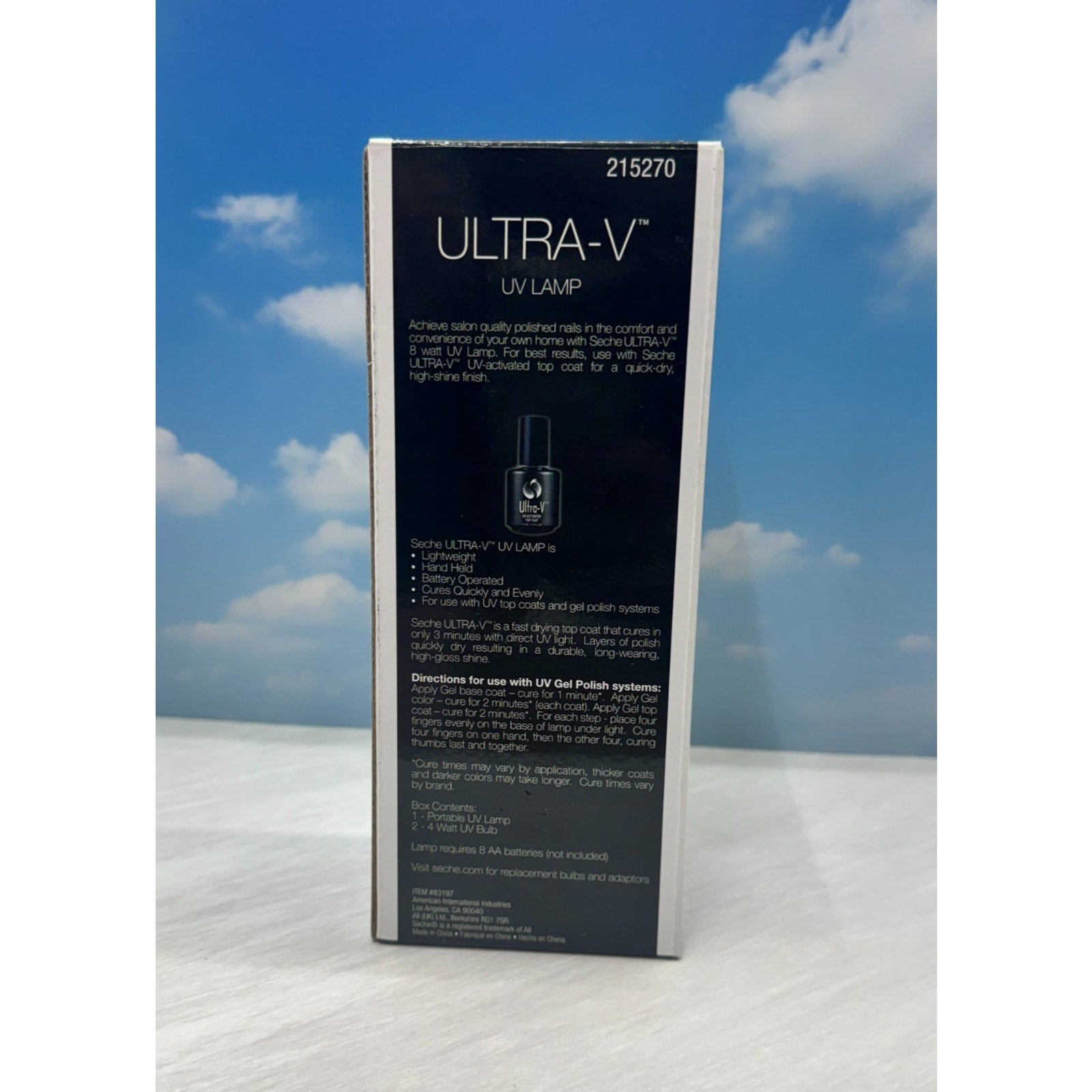Seche Ultra-V 8 Watt UV Lamp - Hand Held - Batteries Not Included Abstract