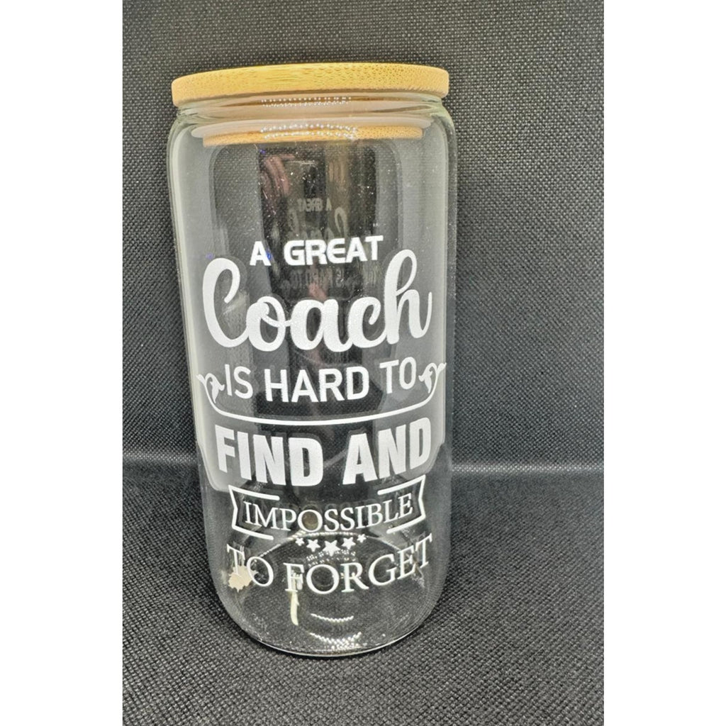 6 Pieza De Vaso De Vidrio Con Tapa De Bambú Y Pajita De Vidrio 16 Oz