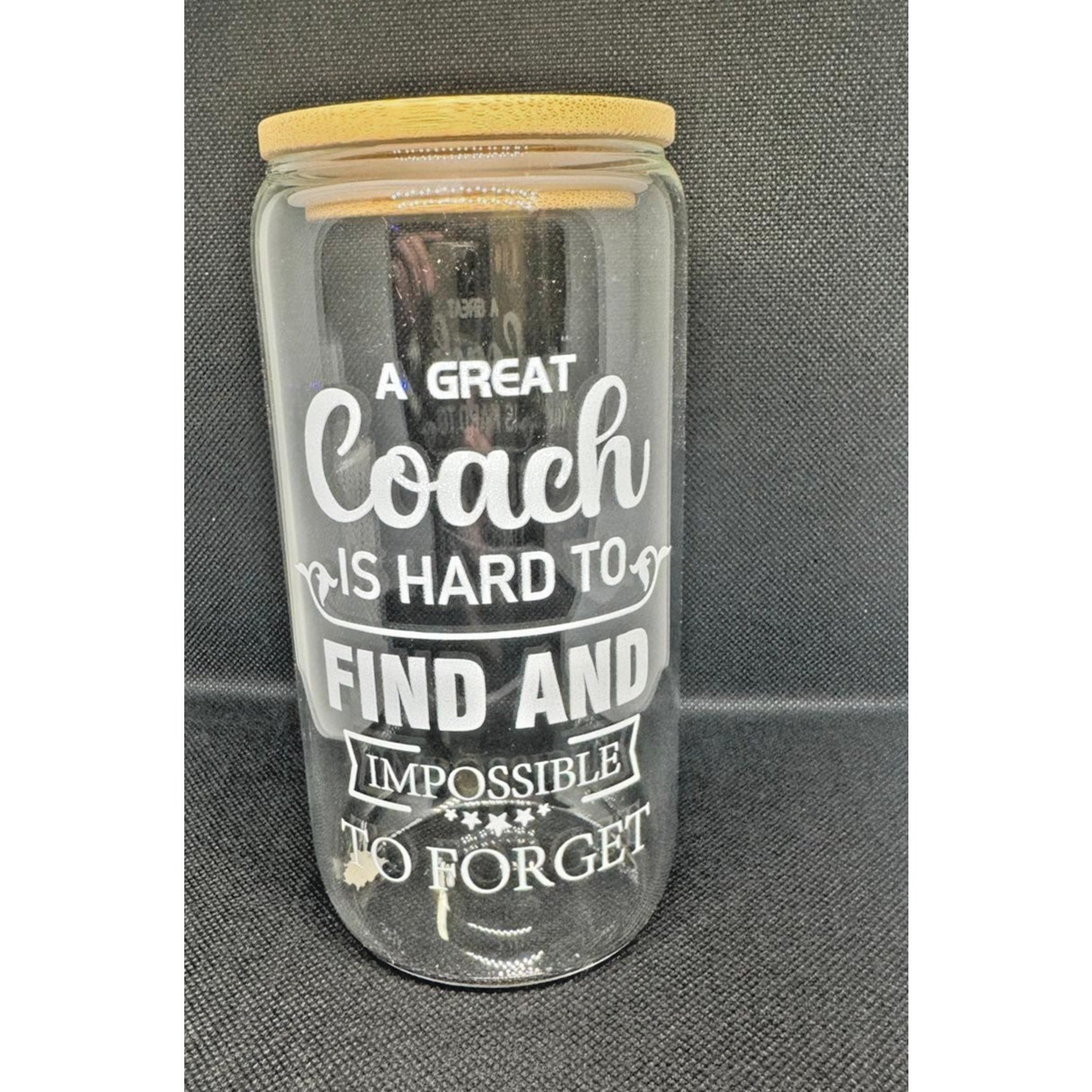 6 Pieza De Vaso De Vidrio Con Tapa De Bambú Y Pajita De Vidrio 16 Oz