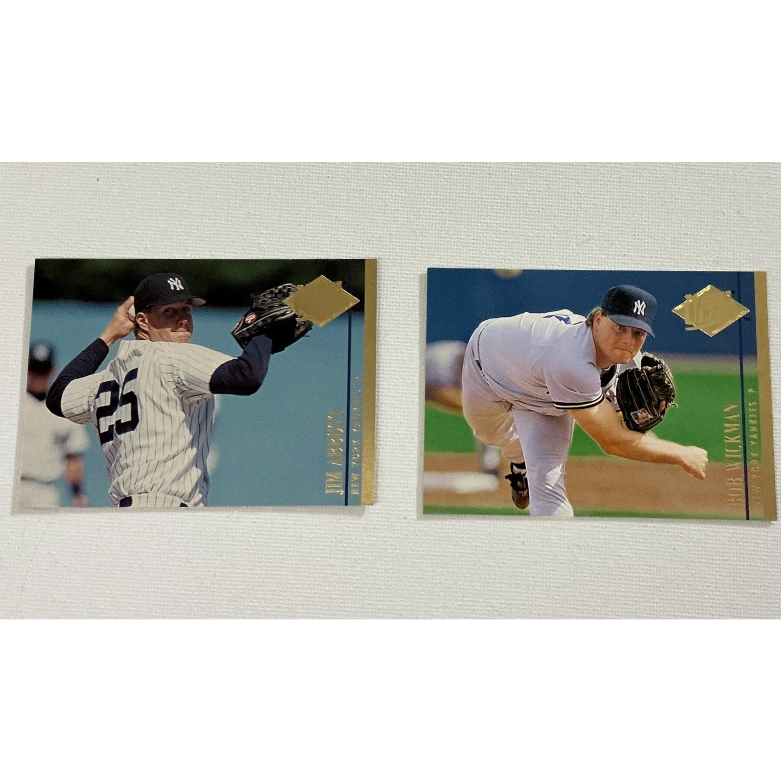 New York Yankees Card Lot 17 Cards Vintage 80s 90s Topps Upper Deck MLB Good Con