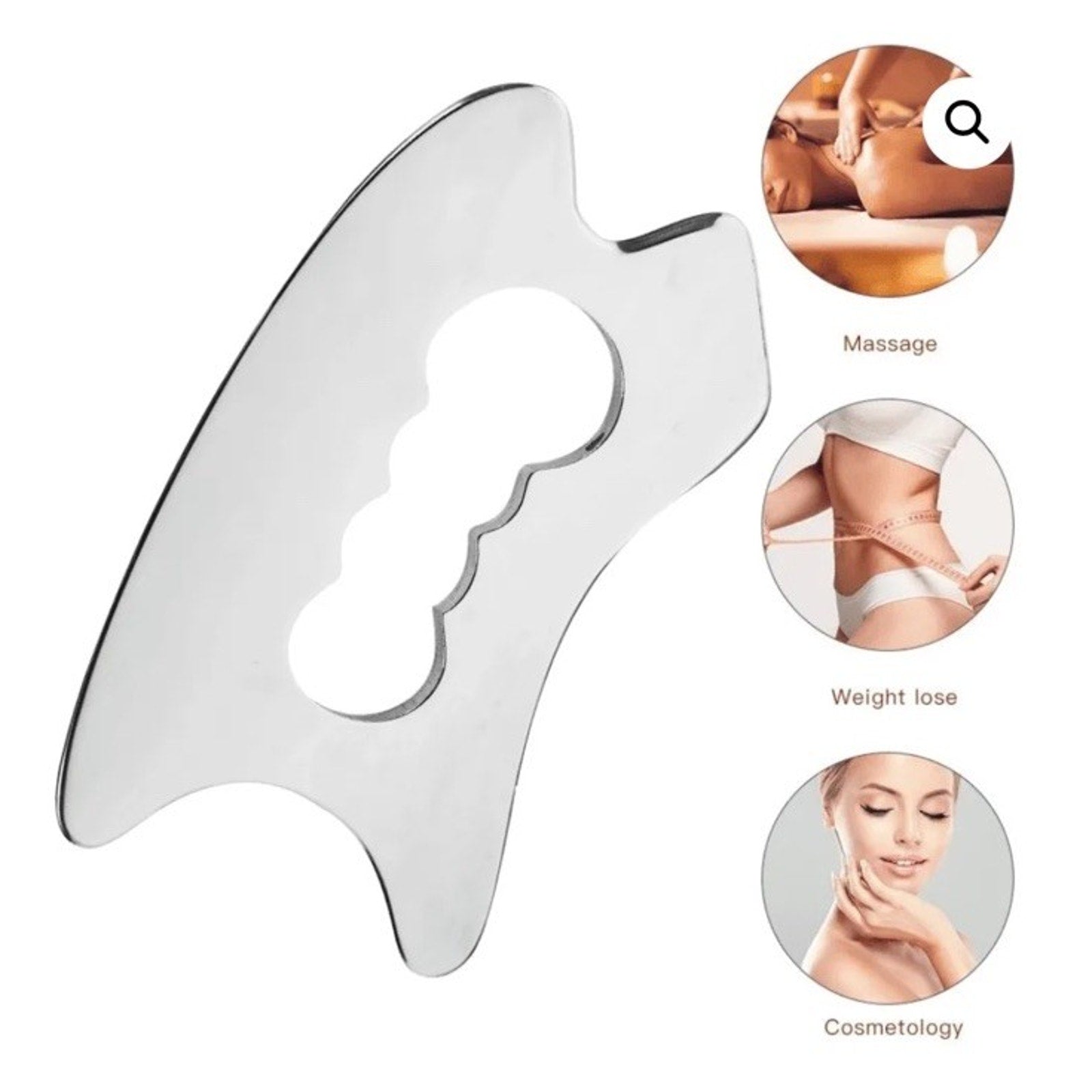Gua Sha Massage Tool for Soft Tissue, Physical Therapy for Back Legs Arms Neck