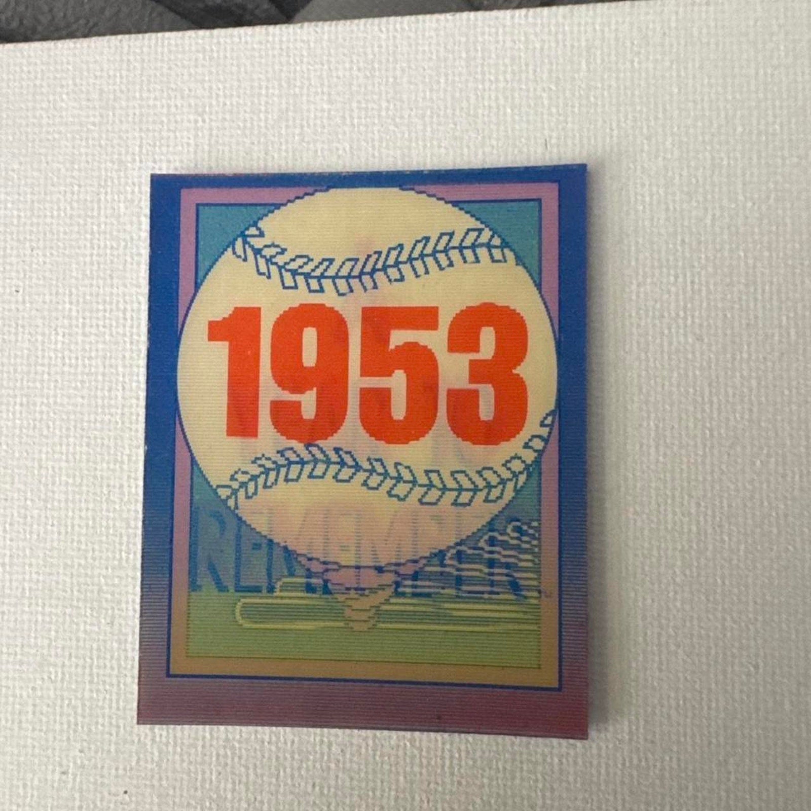 Fleer action series mlb stickers
