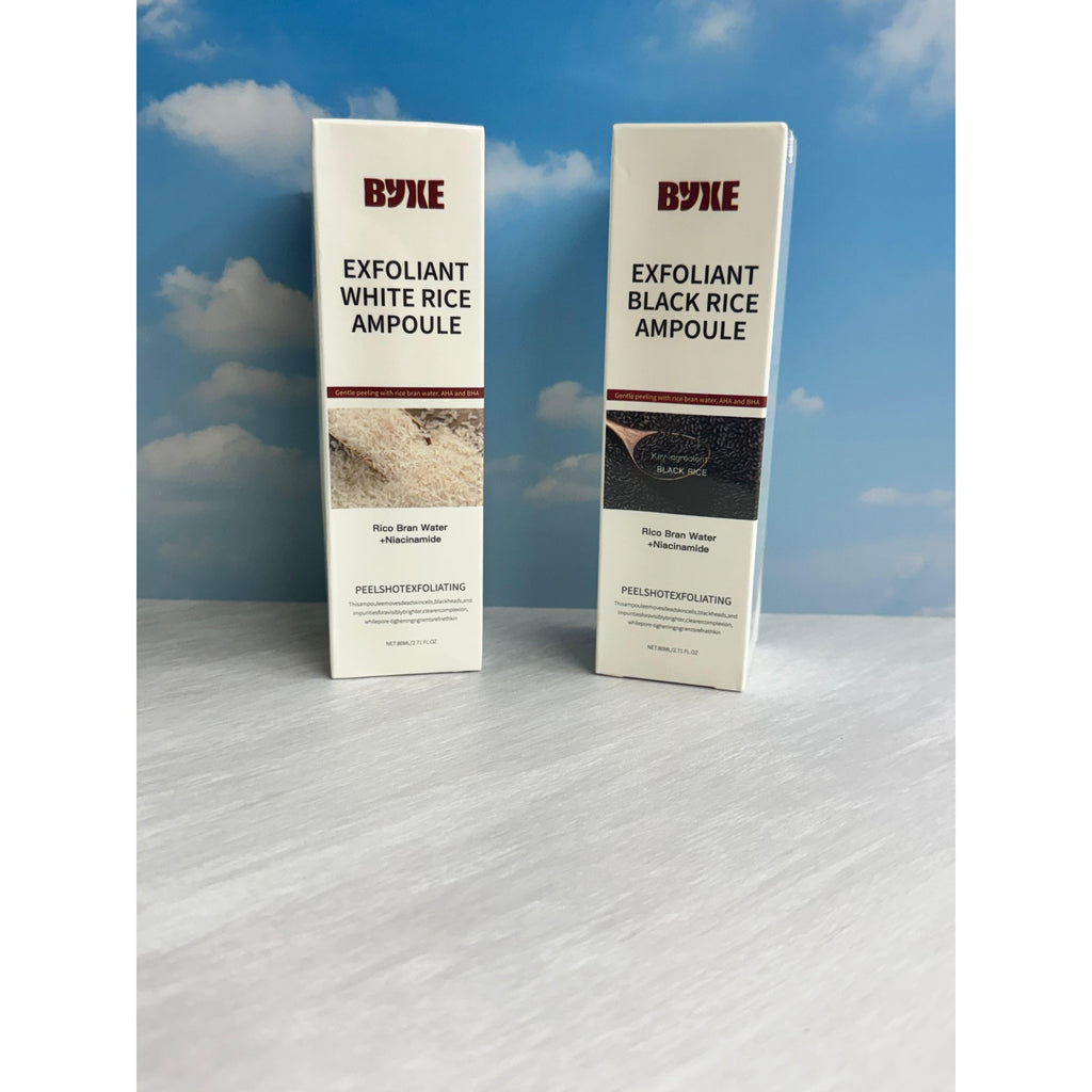 Exfoliant rice ampoule white and black rice, set of 2, 80ml