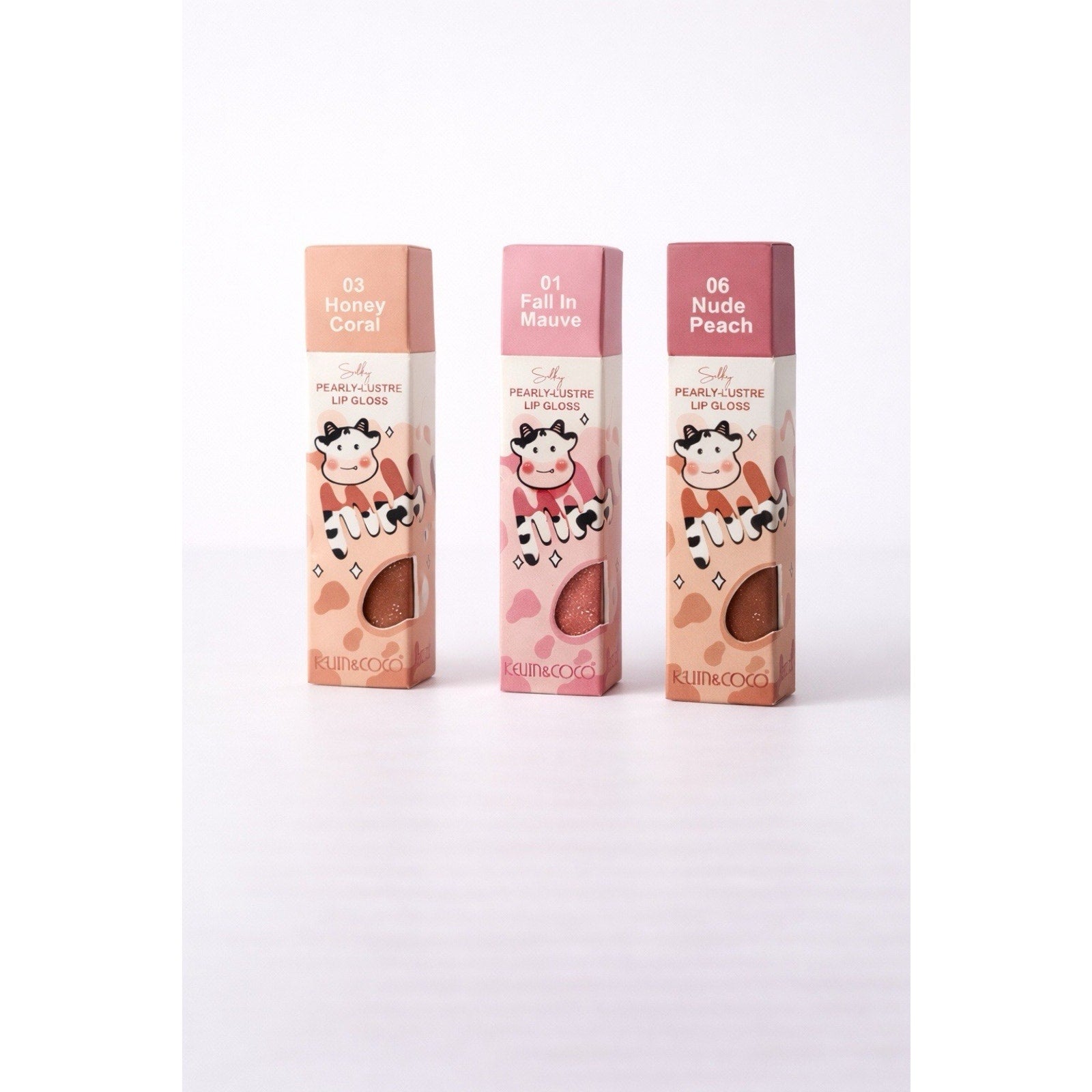 Kevin & Coco Glosses Delicious Cupcake Lip Gloss 01, 02, 06 New In Package