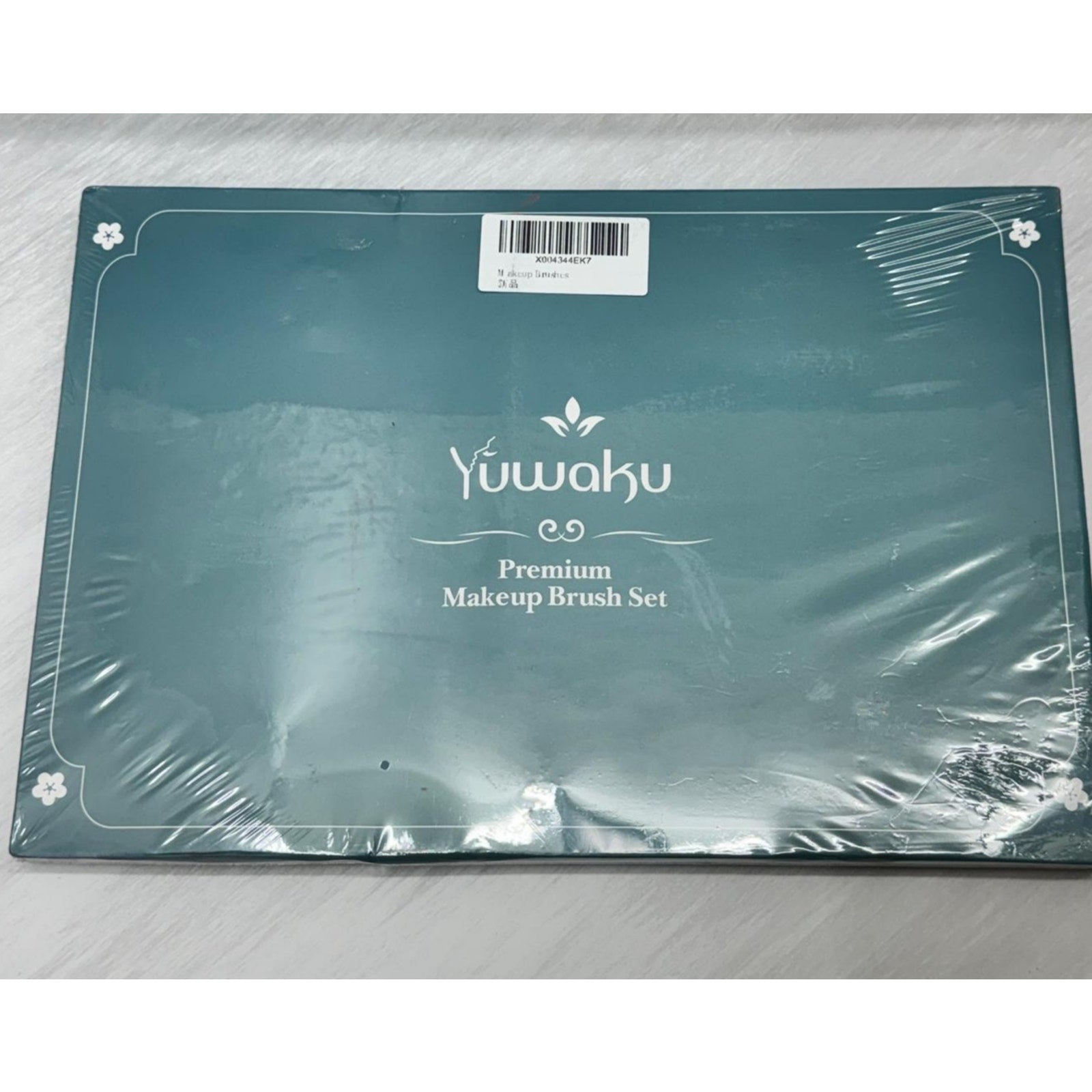 Yuwaku Premium Makeup Brush Set + Gold Rice Crystal Transparent Mask 8 pieces