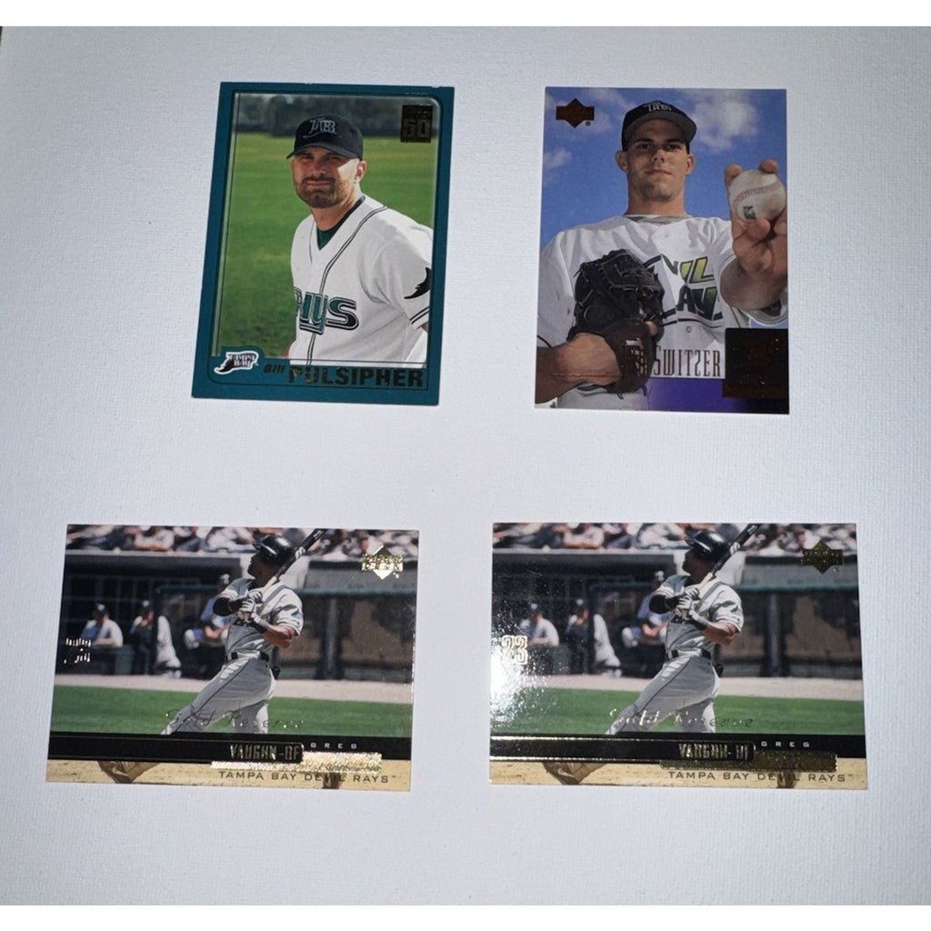 MLB Tampa Bay Devil Rays Card Lot 13 Canseco McGriff Castilla Upper Deck Topps