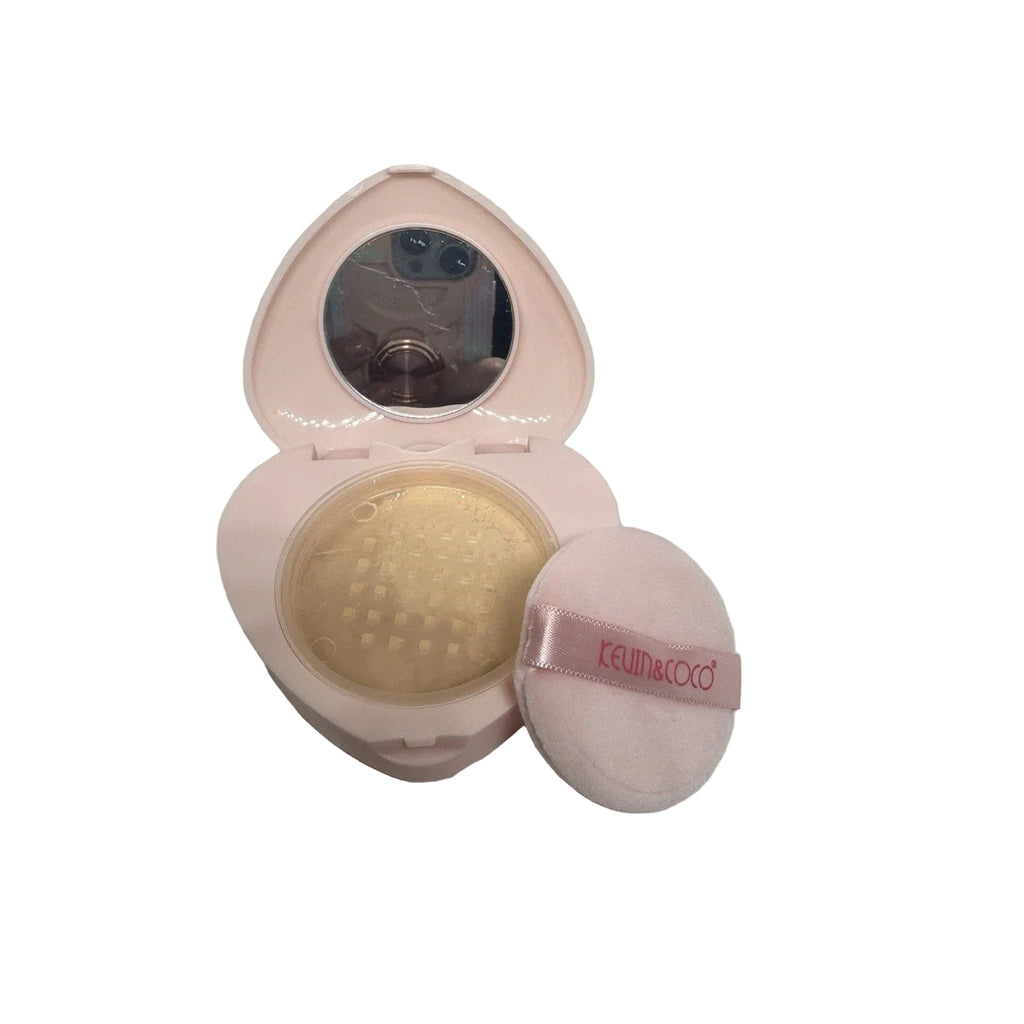 Kevin Coco Loose Powder Makeup Oil Control Refine Pores Brightens Skin Tone