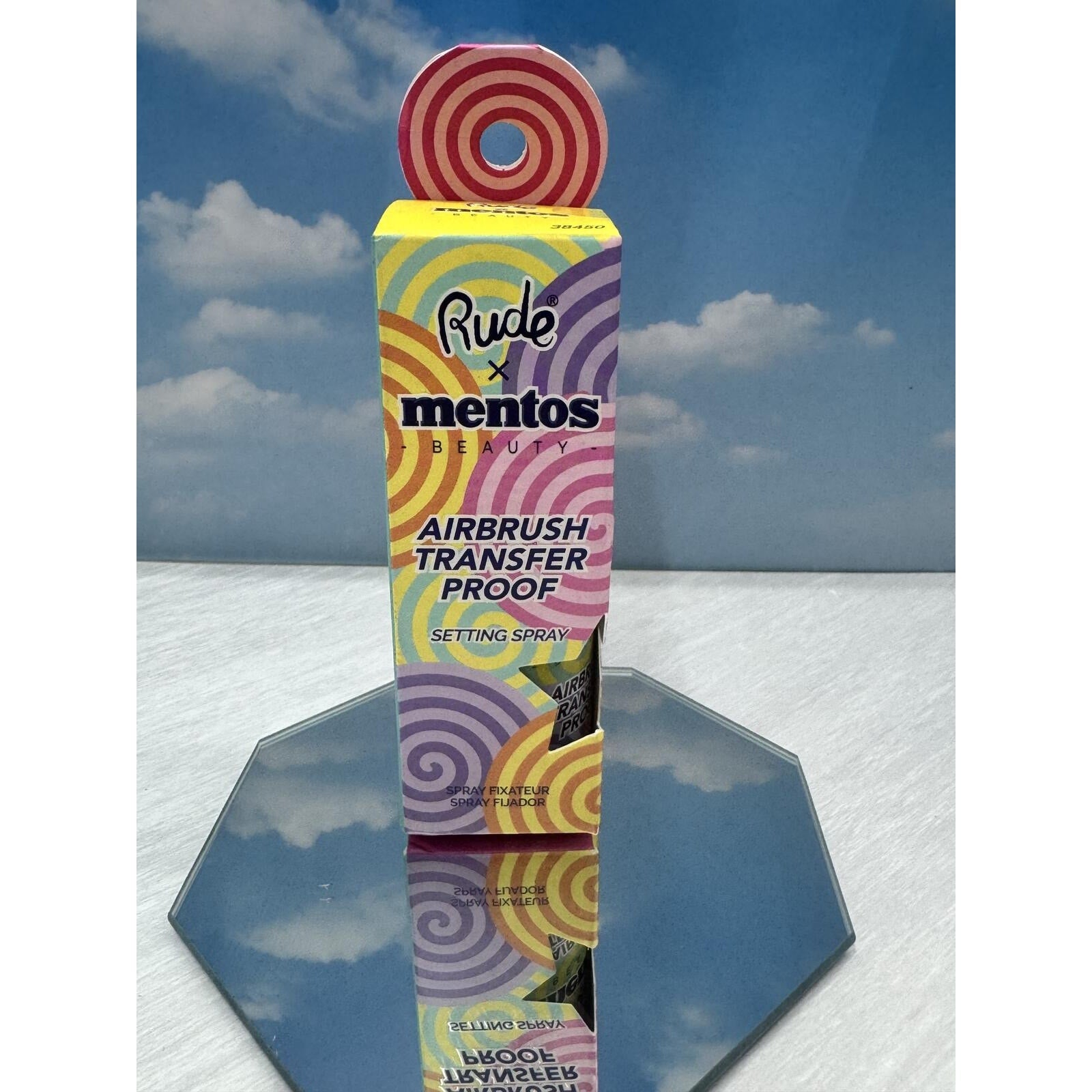 Rude x Mentos Beauty Airbrush Transfer Proof Setting Spray 45ml Long Lasting 2ea