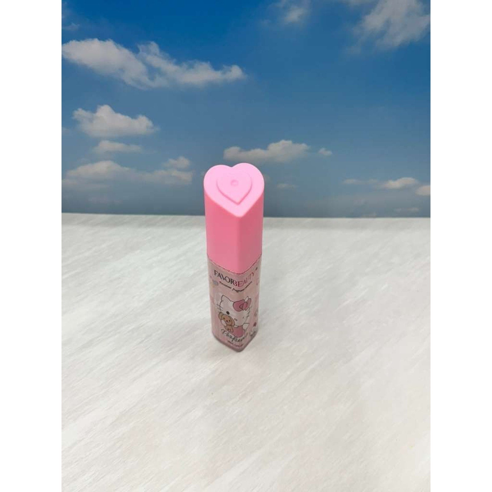 Hello Kitty FavorBeauty Cute Cartoon Perfume Spray 60ml Pink Heart Cap Kawaii