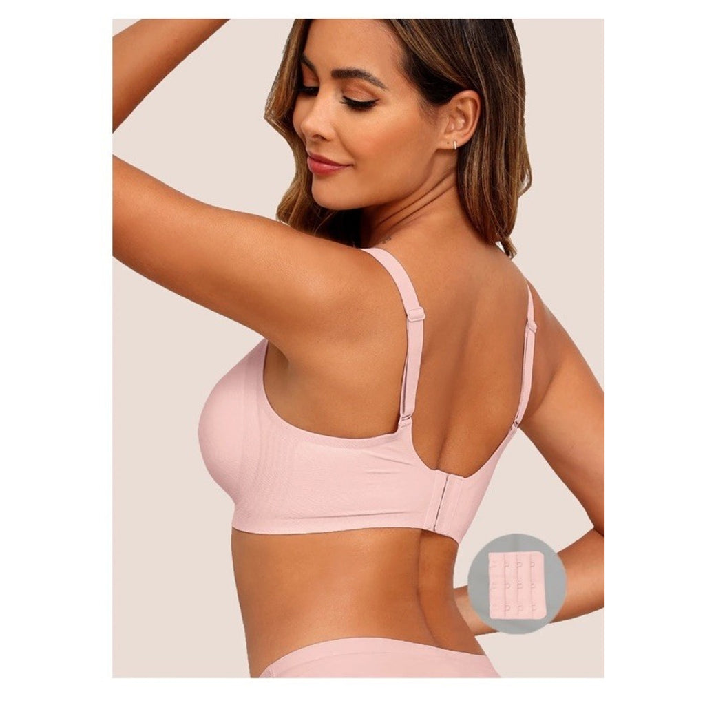 Wireless Seamless Jelly Bra for Women with Support - No Underwire Full Coverage
