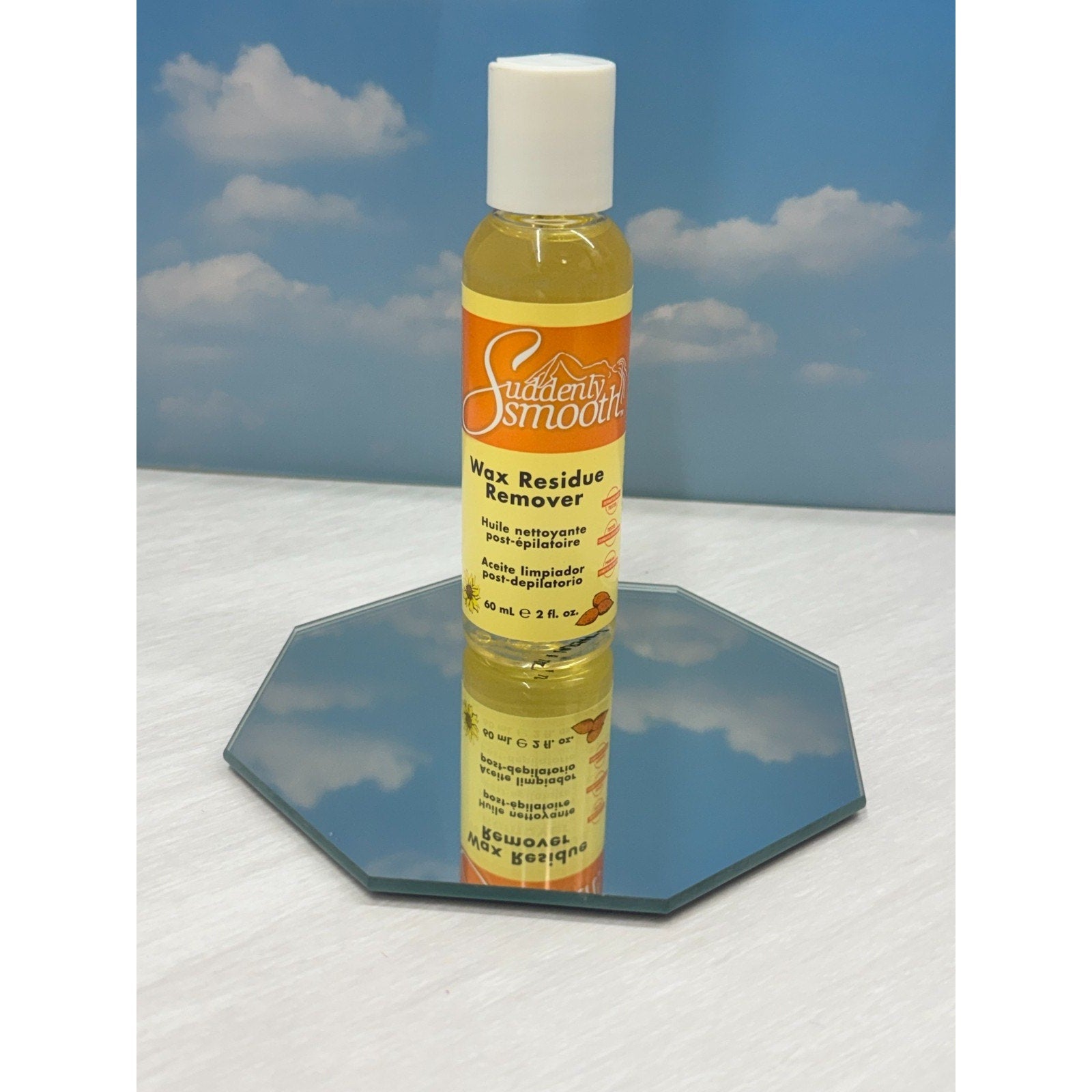 Suddenly Smooth Wax Residue Remover Oil 2 fl oz Post Depilatory Cleanser set 2