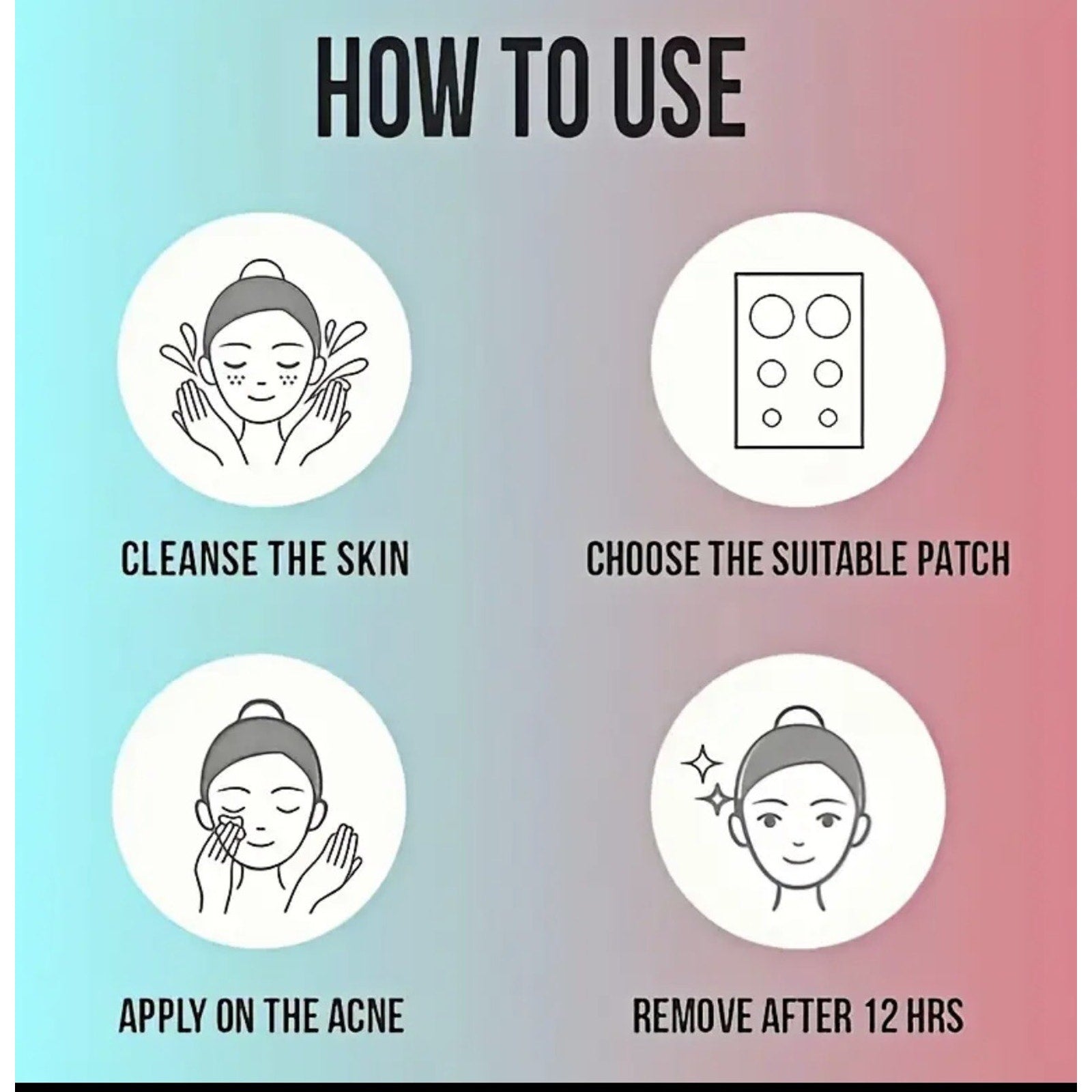 200 Pcs Star Shape Hydrocolloid Pimple Patches Acne Spot Treatment Invisible Zit Stickers