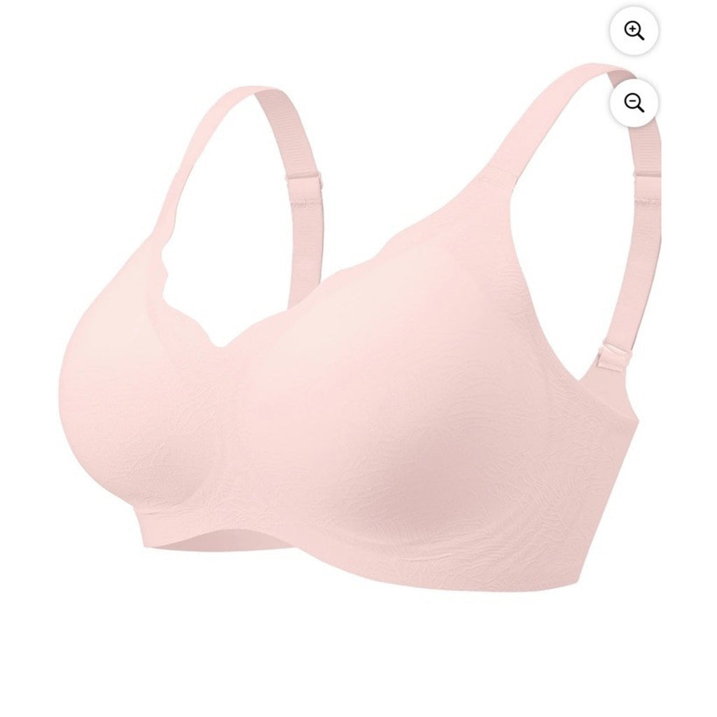 Wireless Seamless Jelly Bra for Women with Support - No Underwire Full Coverage