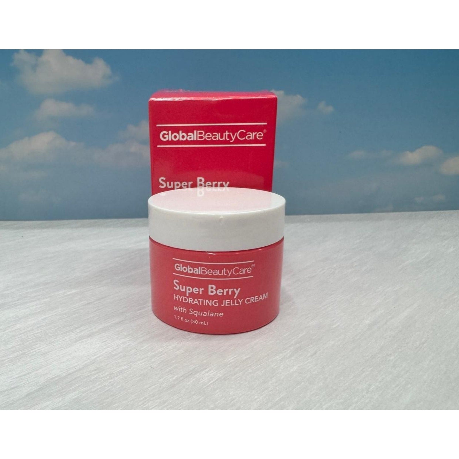 Global Beauty Care Super Berry Hydrating Jelly Cream with Squalane 1.7 oz Moistu