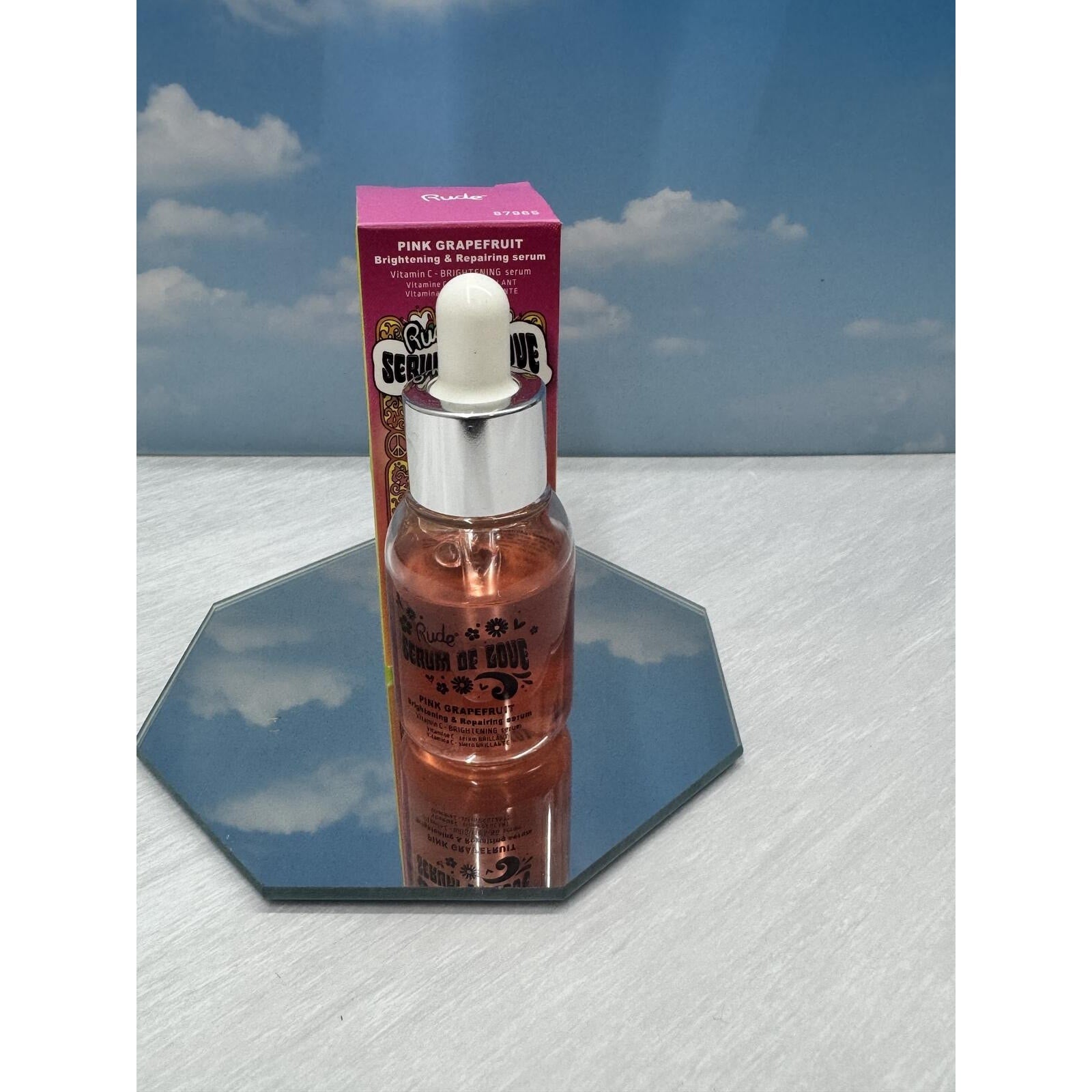 Rude Serum Of Love Pink Grapefruit Vitamin C Brightening Repairing Serum 30ml