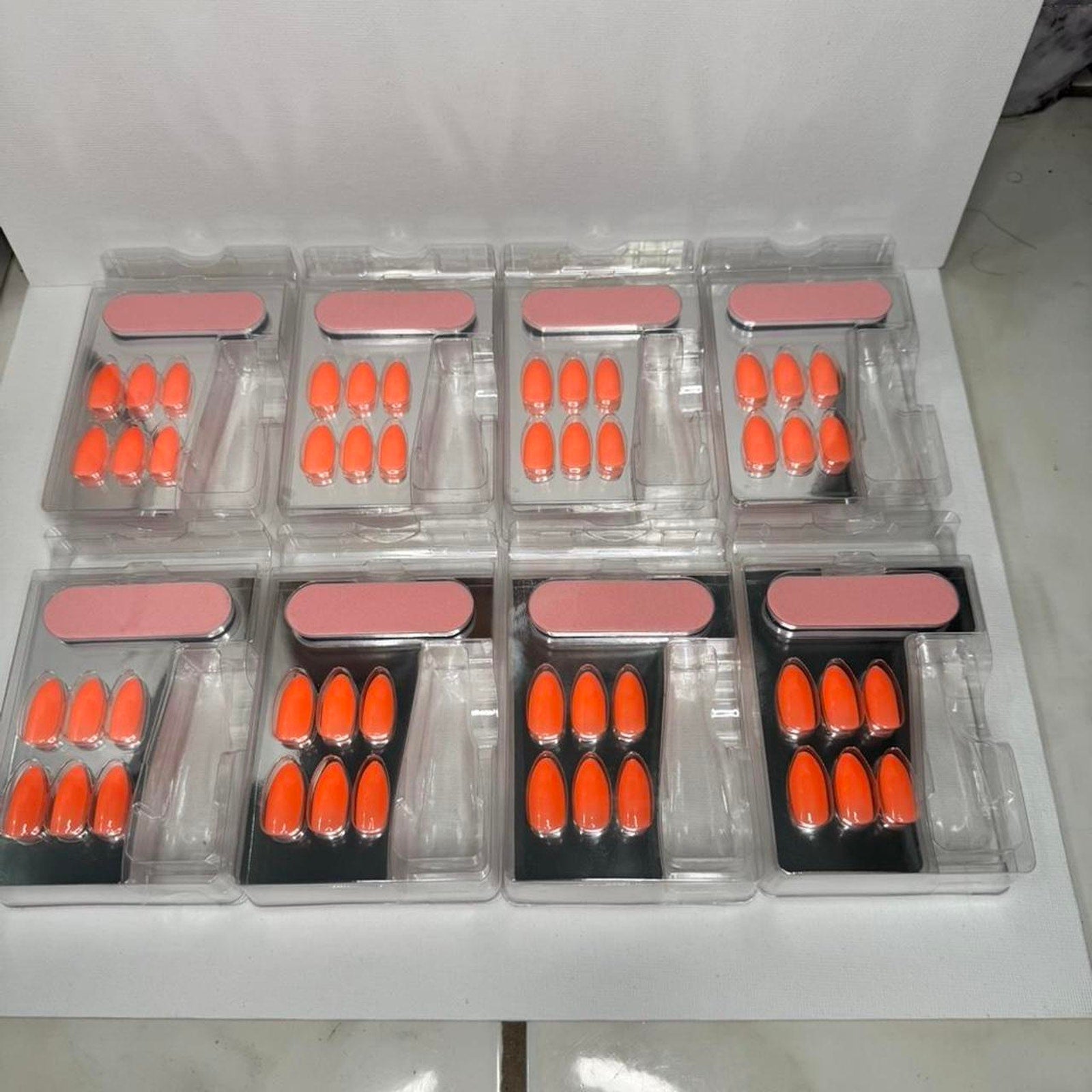 Press On Nails Kit Lot w/ Nail Art, Tools & Color Secrets Polish Bundle New