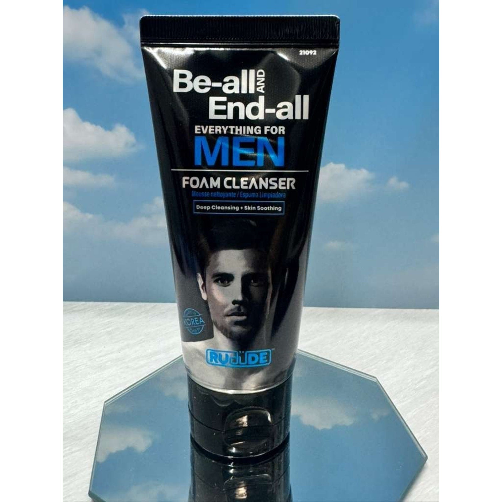 Rude Be-all and End-all Men Skincare Set Foam Cleanser & After Shave Lotion