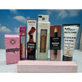 Makeup Bundle Lot NYX Jeffree Star Clean Beauty Foundation Gloss Contour 7 units