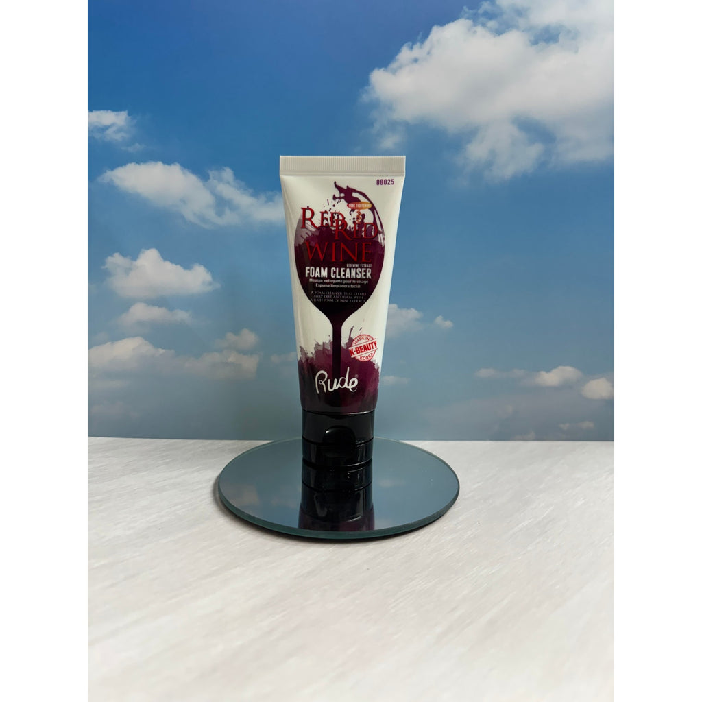 Rude Red Red Wine Foam Cleanser Face Wash 100ml K-Beauty Korean Skincare