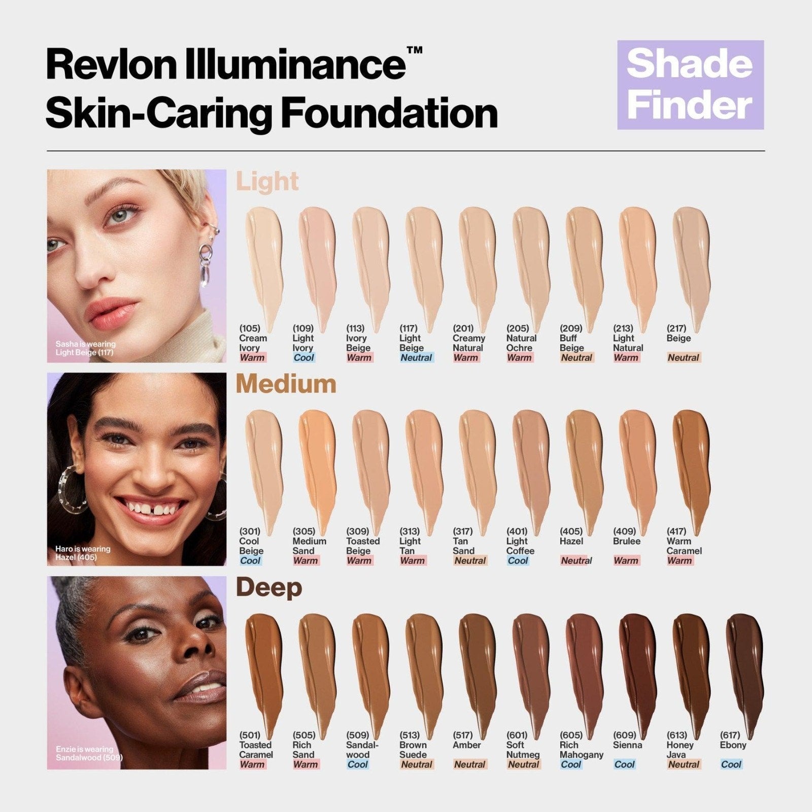 Revlon Illuminance Skin-Caring Foundation 409 Hydrating Makeup 1oz Alternative