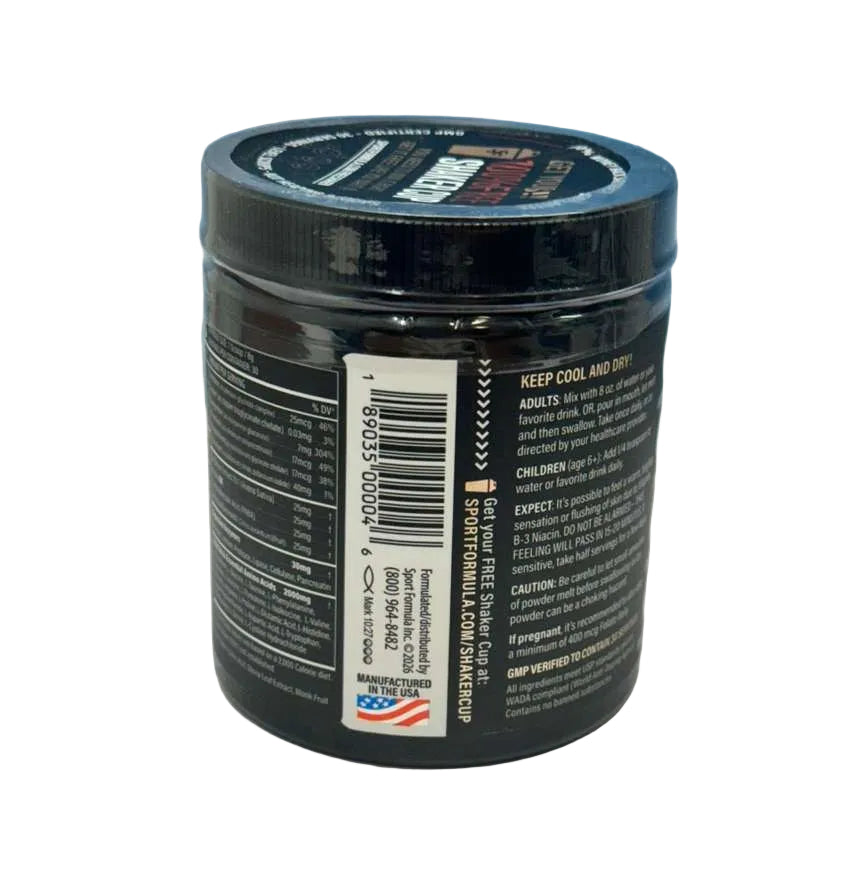 Multivitamin Powder - Drink Mix for Men Women BCAA Amino Acids Natural B Energy