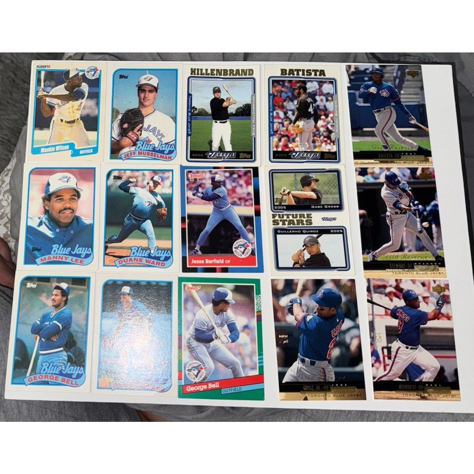 MLB Baseball Card Lot 53 Toronto Blue Jays Delgado Halladay Alomar Good Cond