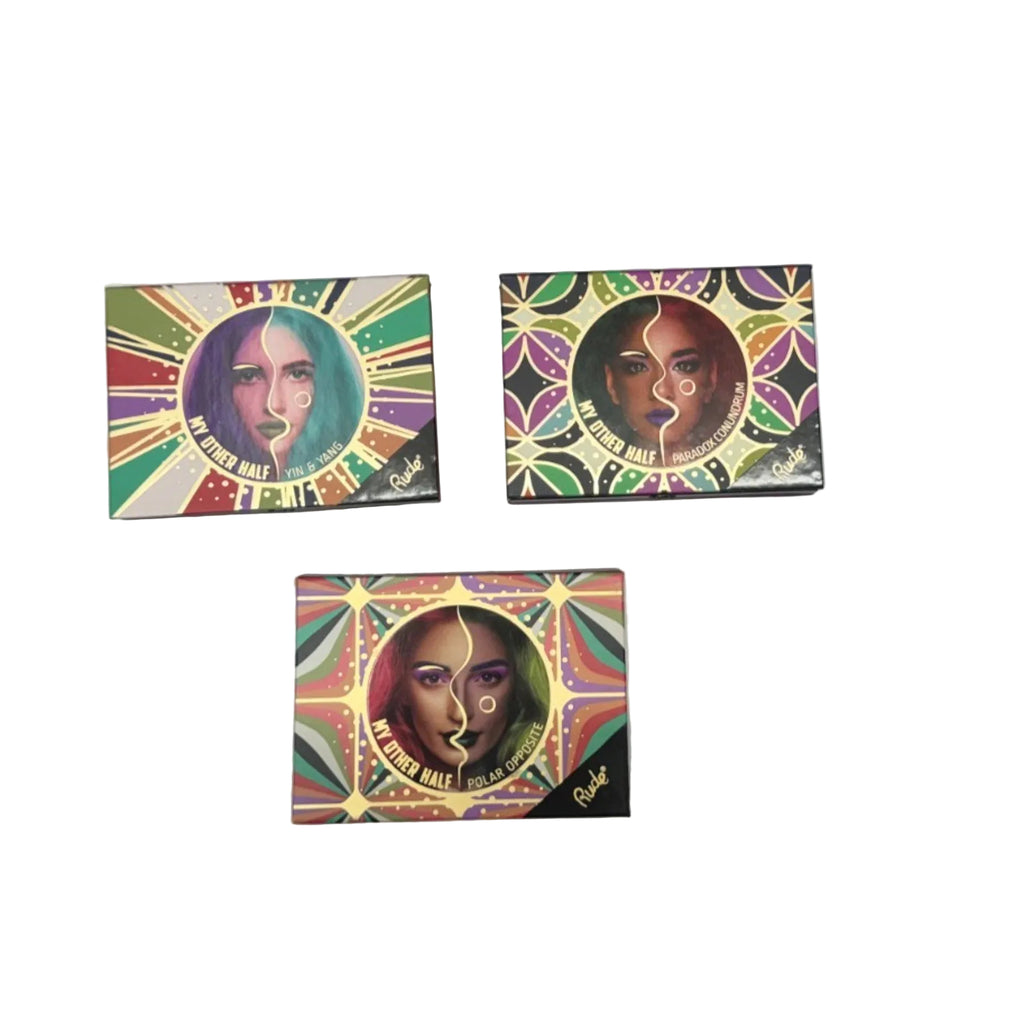 Rude Cosmetics My Other Half Face Palette Set 2 Blush Bronzer Highlight Contour