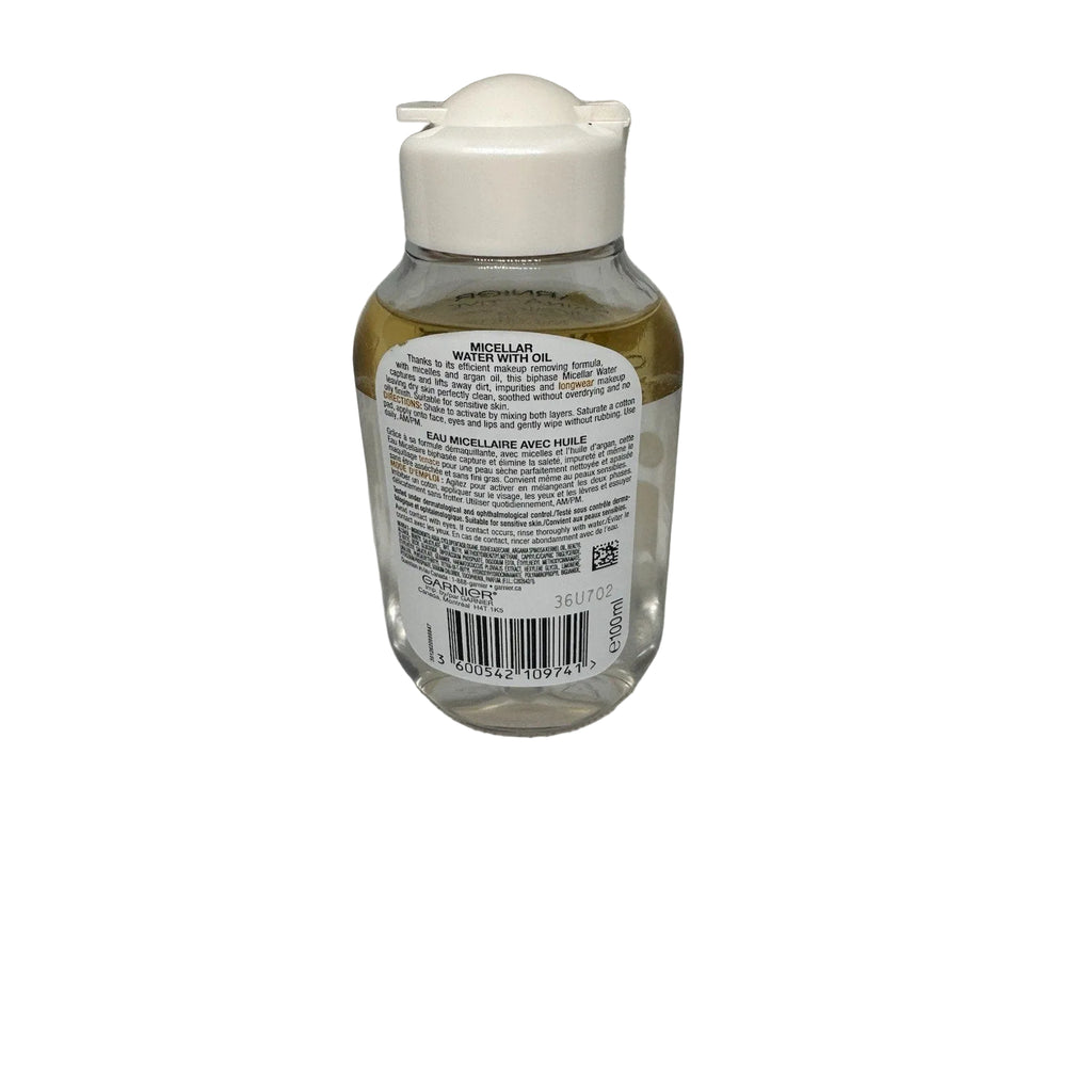 Garnier Micellar Oil-Infused Cleansing Water 100ml | Removes Waterproof Makeup