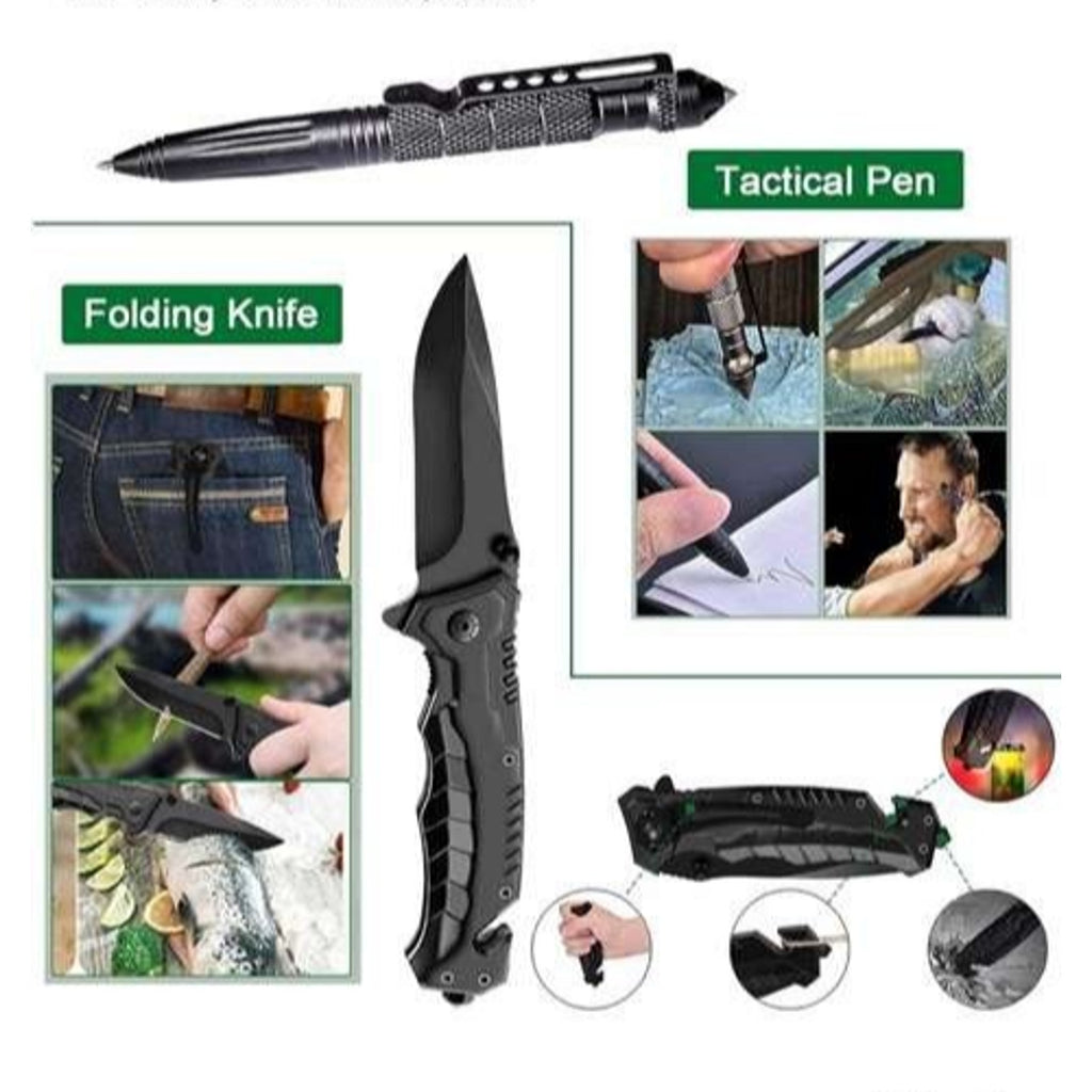 35-in-1 Survival Kit Emergency First Aid Camping Hiking Gear